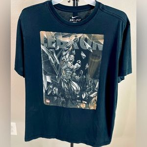 Lebron James Nike T-Shirt Men's Casual Black Short Sleeve- Size: XL - Pre Owned